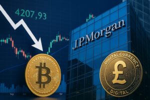 Lee más sobre el artículo El S&P 500 muestra fatiga mientras JP Morgan apuesta por el BTC y Reino Unido frena su libra digital