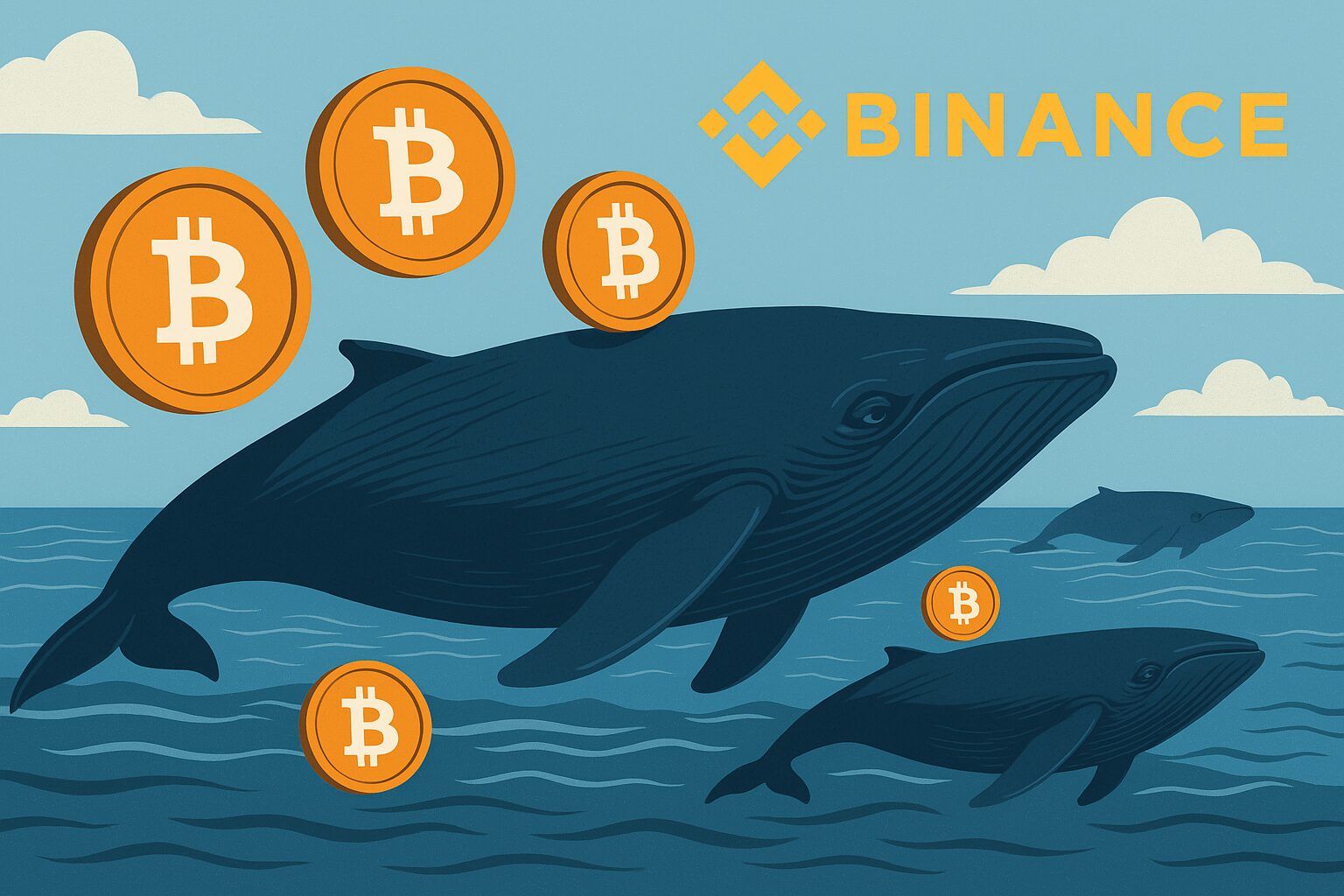 Binance: El destino de ballenas Bitcoin lidera actividad institucional