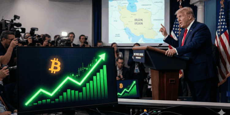 Sube el precio de bitcoin ante anuncio de cese de fuego en Irán